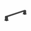 Amerock Appoint 6-5/16 inch 160mm Center-to-Center Matte Black Cabinet Pull BP37360FB